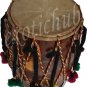 NEW DHOL DRUM~PUNJABI BHANGRA~SHEESHAM WOOD~PLAYING STICKS~GREAT SOUND~DHOLAK