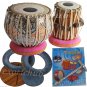 TABLA DRUMS~DOUBLE COLOR COPPER 4KG BAYAN~FREE!!! BAG~BOOK~CUSHION~COVER-HAMMER