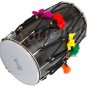 BUY DHOL DRUMS~PUNJABI BHANGRA BLACK MANGO WOOD~DHOLAK~DHOLKI~GIDDA~FREE! BELT