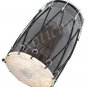 BUY DHOL DRUMS~PUNJABI BHANGRA BLACK MANGO WOOD~DHOLAK~DHOLKI~GIDDA~FREE! BELT