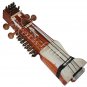 SARANGI WITH BOW~SPECIAL CONCERT QUALITY TUN WOOD~SURANGI~SAARANGI~STRING EHS