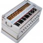 HARMONIUM~WHITE COLOR~3½ OCTAVE~11 STOP~5 DRONE~440 Hz~SHRUTI~YOGA~BHAJAN~KIRTAN