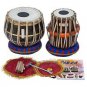 CONCERT QUALITY COPPER TABLA DRUMS~5 KG BAYAN~SHEESHAM WOOD DAYAN~PRC EHS
