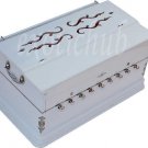 HARMONIUM~WHITE SPL~PETI~BAJA~3¼ OCTAVE~SHRUTI~YOGA~KIRTAN~BHAJAN~RAAGA~CHANT~DJ