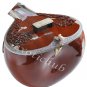 SITAR~DOUBLE TUMBA WITH FIBER BOX~RAVI SHANKAR STYLE~PROFESSIONAL QUALITY~SITAAR