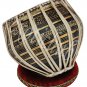 TABLA DRUM~BLACK BRASS 2.5 KG BAYAN~SHESHAM WOOD DAYAN~FREE HAMMER/CUSHION/COVER