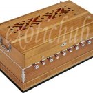 HARMONIUM~MAGIC VOICE SPL~TEAK COLOR~9 STOPS~440 Hz~SHRUTI~YOGA~KIRTAN~BHAJAN~DJ