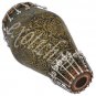 NEW BRASS KHOL DRUMS~ANTIQUE FINISH~EASY BOLT TUNED~MRIDANGA~YOGA~KIRTAN~BHAJAN