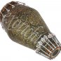 NEW BRASS KHOL DRUMS~ANTIQUE FINISH~EASY BOLT TUNED~MRIDANGA~YOGA~KIRTAN~BHAJAN