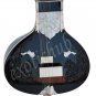 ELECTRIC SITAR~DESIGNER BLACK~PROFESSION​AL QUALITY~TRAVELER~FREE! STRING~MIZRAB