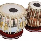 TABLA DRUM SET~SWASTIK/SHREE BRASS BAYAN 2.5 KG~SHEESHAM WOOD DAYAN~GREAT SOUND