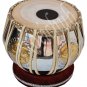 TABLA DRUM SET~SWASTIK/SHREE BRASS BAYAN 2.5 KG~SHEESHAM WOOD DAYAN~GREAT SOUND
