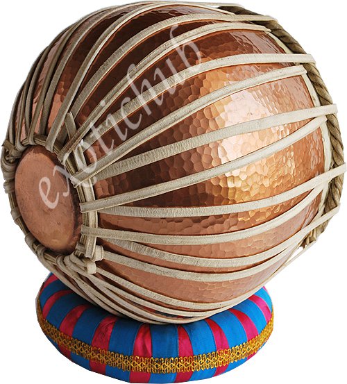 TABLA DRUMS SETCONCERT QUALITYHAMMERED COPPER BAYAN 5 KGSHEESHAM