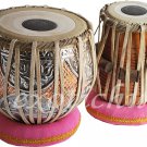 TABLA DRUMS SET~DOUBLE COLOR COPPER 4KG BAYAN~SHEESHAM WOOD DAYAN~TABLA EHS