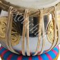 TABLA DRUMS SET~OM BRASS BAYAN~SHESHAM WOOD DAYAN~HAMMER~CUSHION~COVER~BHAJAN~DJ
