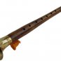 NEW SHEHNAI FLUTE~HAND MADE WITH SHESHAM WOOD & BRASS BELL~FREE!!! REEDS