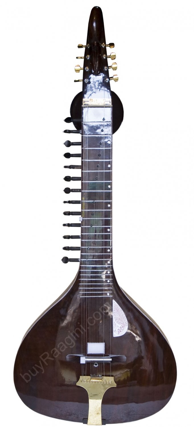 MKS HANSA VEENA/INDIAN SLIDE GUITAR/PEACOCK NECK/VINA/TUN WOOD/FIBER