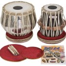 TABLA SET/VHATKAR™/PROFESSIONAL CHROME BRASS BAYAN 2½KG/SHESHAM DAYAN/INDIAN/BBE