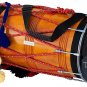 DHOL STRAIGHT/MAHARAJA&acirc;�&cent;/NATURAL/MANGO WOOD FULL SIZE/PUNJABI BHANGRA DHOL/DBH-01