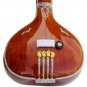 MKS TANPURA/MIRAJ STYLE MALE TAMBURA/4 STRINGS/FIBER TROLLEY/INLAY WORK/AFF