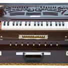 HARMONIUM No. 6400tw/CALCUTTA/MAHARAJA/TEAK/FOLDING/4 REED/COUPLER/37 KEYS/BDF-1 HARMONIUM No. 6400tw/CALCUTTA/MAHARAJA/TEAK/FOLDING/4 REED/COUPLER/37 KEYS/BDF-1
