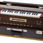 HARMONIUM No. 6400tw/CALCUTTA/MAHARAJA/TEAK/FOLDING/4 REED/COUPLER/37 KEYS/BDF-1