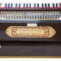 HARMONIUM No. 6400tw/CALCUTTA/MAHARAJA/TEAK/FOLDING/4 REED/COUPLER/37 KEYS/BDF-1