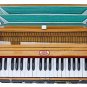 BINA&acirc;�&cent; NO.8  HARMONIUM/COUPLER FUNCT./39 KEY/NATURAL COLOR/3&Acirc;&frac14; OCTAVES/BAG/DJF-1
