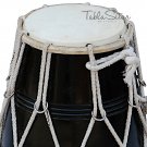 MAHARAJA™ MANGO WOOD BLACK DHOLAK/ROPE TUNED/INDIAN DHOLKI/DHOLKI WITH BAG/CJB-2