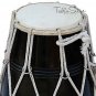 MAHARAJA&acirc;�&cent; MANGO WOOD BLACK DHOLAK/ROPE TUNED/INDIAN DHOLKI/DHOLKI WITH BAG/CJB-2