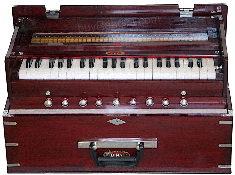 HARMONIUM FOLDING BINA&acirc;�&cent; NO.23 B DELUX/COUPLER FUNCT./42 KEY/ROSEWOOD/BAG/AGH-1