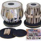 TABLA SET/MAHARAJA™/786 BRASS BAYAN 3 KG/INDIAN DRUM/SHEESHAM DAYAN/COVERS/DCJ-2