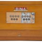 HARMONIUM BINA NO.23 B DELUX FOLDING/COUPLER FUNCT./42 KEY/TEAK COLOR/3&Acirc;&frac12;/BIE-2