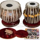 TABLA SET/MAHARAJA™ CONCERT GANESHA DESIGNER/COPPER BAYAN 4KG/SHEESHAM DAYAN/CJD