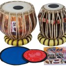 TABLA SET/VHATKAR™/PROFESSIONAL COPPER BAYAN 2½KG/SHESHAM DAYAN/HANDMADE/BAG/BAH