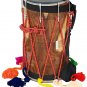 DHOL/NATURAL DHOL/MAHARAJA/DHOL PUNJABI BHANGRA/SYNT.HEADS/SHESHAM WOOD/ADA-02