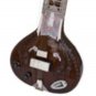 MAHARAJA™ STUDIO ELECTRIC SITAR/FLOWER DESIGN/MAHOGANY COLOR/INDIAN/MIZRAB/ACH-2