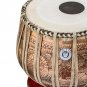 TABLA SET/MAHARAJAâ„¢ GANEESHA FLOWER DESIGN COPPER BAYAN 3.5KG/SHISHAM DAYAN/CHA