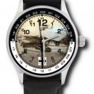 Messerschmitt Me 262 Schwalbe WW-II LUFTWAFFE EARLY JET ART COLLECTORS WATCH