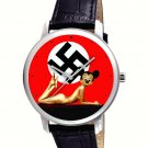 ANTI-FASCISM GERMANY CONTEMPORARY MICKEY MOUSE ART COLLECTIBLE WRIST WATCH
