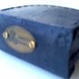 GERMANY KRIEGSMARINE ART GERMAN ROSE HEAVY BRASS COMPASS with LEATHER CASE