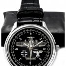 FOCKE-WULFE FW-190 WW-II COMMEMORATIVE LUFTWAFFE ORIGINAL ART COLLECTORS WATCH