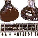 USA SHIPPING: PRO-QUALITY CARVED ROSEWOOD ACOUSTIC ELECTRIC RAVI SHANKAR SITAR