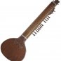 ROSEWOOD ELECTRIC SITAR GUITAR FUSION. BEAUTIFULLY CARVED. TWIN PICKUPS + DVD