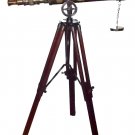 ORIGINAL ZWEISS, HAMBURG CLASSIC HARBORMASTER BRASS TELESCOPE w DEKTOP TRIPOD ORIGINAL ZWEISS, HAMBURG CLASSIC HARBORMASTER BRASS TELESCOPE w DEKTOP TRIPOD
