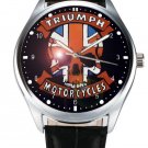 VINTAGE BRITISH SKULL ART MOTORCYCLE LOGO PROMOTIONAL ART HUGE 40 mm WRIST WATCH