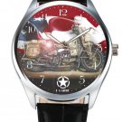 VINTAGE COLORS US ARMY WW-II MOTOCYCLE MESSENGER SERVICE TRIBUTE ART WRIST WATCH VINTAGE COLORS US ARMY WW-II MOTOCYCLE MESSENGER SERVICE TRIBUTE ART WRIST WATCH