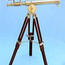 CLASSIC GILBERT LONDON 18-INCH DOUBLE TELESCOPE IN HEAVY BRASS + ROSEWOOD TRIPOD CLASSIC GILBERT LONDON 18-INCH DOUBLE TELESCOPE IN HEAVY BRASS + ROSEWOOD TRIPOD