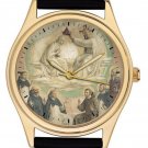 PRIZED CHRISTIANITY COLLECTIBLE ANGELICO CONVENT ART 40 mm IMPORTANT WRIST WATCH