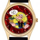 Popeye The Sailor Man Symbolic " I Yam What I Yam" Vintage Comic Art Wrist Watch